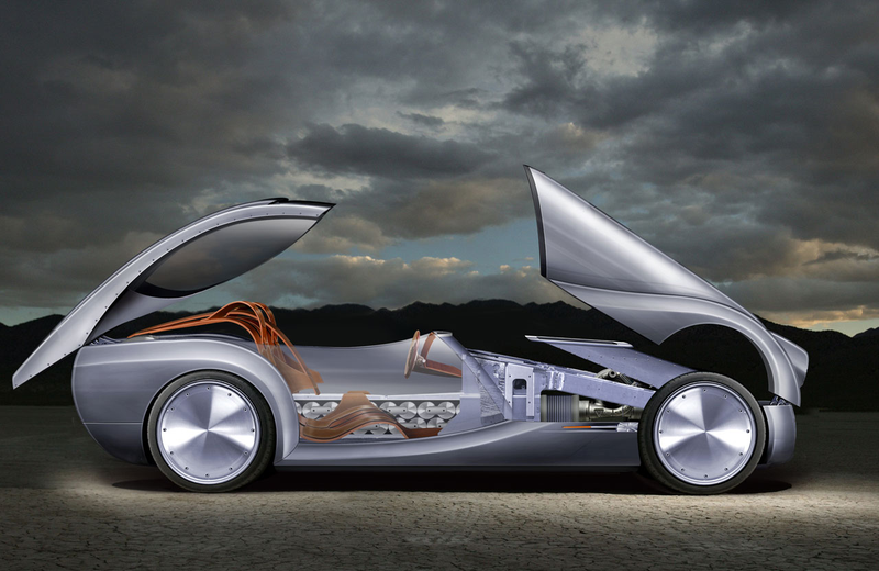 Illustration for article titled Morgan Hydrogen Fuel-Cell LifeCar from Concept To Shiny Reality